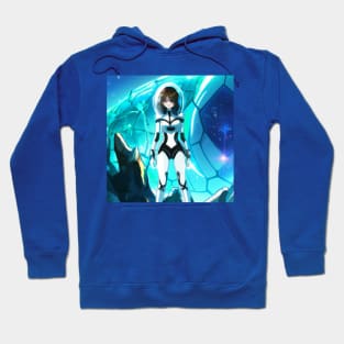 Anime Girl on an Ice Planet Hoodie